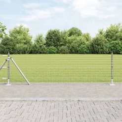 vidaXL Hegnspæl 26 pcs Grå 3,2 x 3,2 x 50 cm