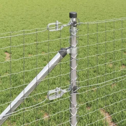vidaXL Hegnspæl 13 pcs Sølv Stål