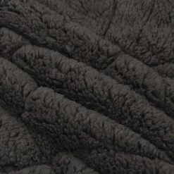 vidaXL Helårs dyne Antracit 140 x 220 cm Mikrofiber og Teddy fleece