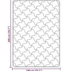 vidaXL Helårs dyne Antracit 140 x 220 cm Mikrofiber og Teddy fleece