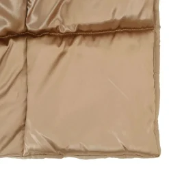 vidaXL Helårs dyne Guld 135 x 200 cm Satin og Mikrofiber