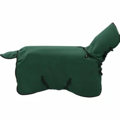 vidaXL Hestetæppe Mørkegrøn 75 cm Polyester