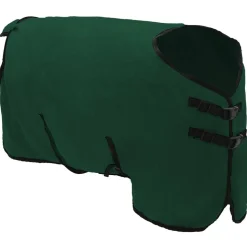 vidaXL Hestetæppe Mørkegrøn Polyester