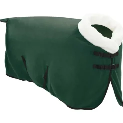 vidaXL Hestetæppe Mørkegrøn 75 cm Polar fleece