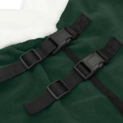 vidaXL Hestetæppe Mørkegrøn 75 cm Polar fleece