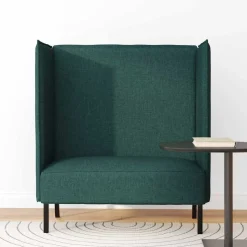 vidaXL Høj ryg sofa 101cm Mørkegrøn Stof