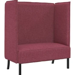 vidaXL Høj ryg sofa 101cm Vinrød Stof