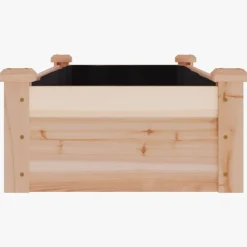 vidaXL højbed med foring 120x45x25 cm massivt fyrretræ