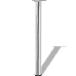 vidaXL højdejustérbare bordben krom 1100 mm 4 stk.