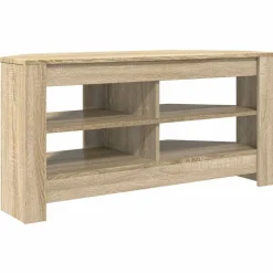 vidaXL HjørneTVskab Sonoma eg 102 x 40,5 x 45 cm Konstrueret træ