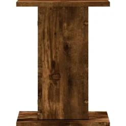 vidaXL højtalerstativer 2 stk. 30x30x40cm konstrueret træ røget egetræ