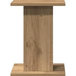 vidaXL højtalerstativer 2stk. 30x30x40cm konstrueret træ egetræsfarve