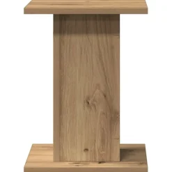 vidaXL højtalerstativer 2stk. 30x30x40cm konstrueret træ egetræsfarve