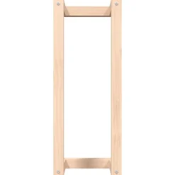 vidaXL håndklædeholder 23x18x60 cm massivt fyrretræ
