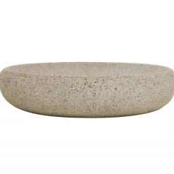 vidaXL håndvask til bordplade 59x40x15 cm oval keramik sandfarvet