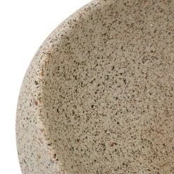 vidaXL håndvask til bordplade 59x40x15 cm oval keramik sandfarvet
