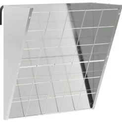 vidaXL Hængende Hø Foderhus Sølv 61 x 33 x 66 cm Galvaniseret stål