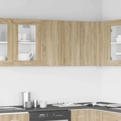 vidaXL hængeskab "Lyon" Sonoma Eg 60x31x60 cm konstrueret træ