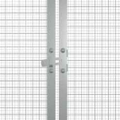 vidaXL hønsehus 200x91x100 cm galvaniseret stål antracitgrå