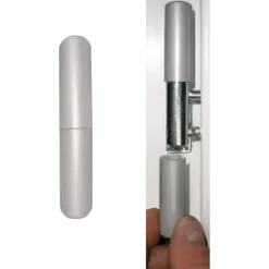 vidaXL hoveddør 98x200 cm PVC antracitgrå