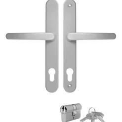 vidaXL hoveddør 98x200 cm PVC antracitgrå