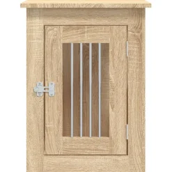 vidaXL hundebur 45x62x59 cm konstrueret træ sonoma-eg