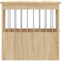 vidaXL hundebur 45x62x59 cm konstrueret træ sonoma-eg