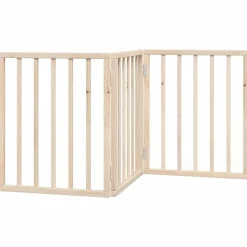 vidaXL hundegitter foldbart 3 paneler 150 cm poppeltræ