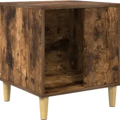 vidaXL Hundehus Røget eg 44 x 42 x 49 cm Konstrueret træ