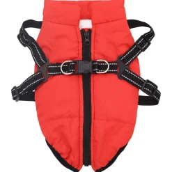 vidaXL Hundejakke Rød L28 Fleece og polyester