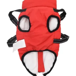 vidaXL Hundejakke Rød L28 Fleece og polyester