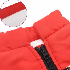vidaXL Hundejakke Rød L28 Fleece og polyester