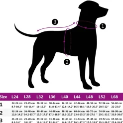 vidaXL Hundejakke Rød L24 Fleece og polyester