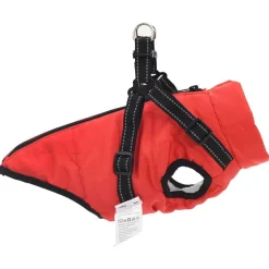 vidaXL Hundejakke Rød L32 Fleece og polyester