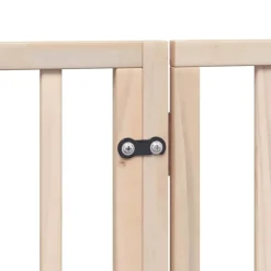 vidaXL hundelåge med dør 9 paneler 450 cm poppeltræ