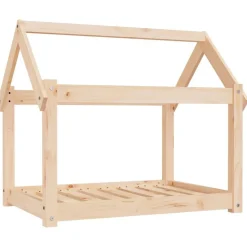vidaXL hundeseng 81x60x70 cm massivt fyrretræ