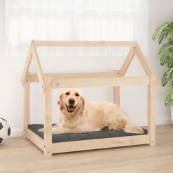 vidaXL hundeseng 81x60x70 cm massivt fyrretræ