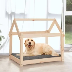 vidaXL hundeseng 81x60x70 cm massivt fyrretræ
