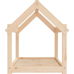 vidaXL hundeseng 81x60x70 cm massivt fyrretræ