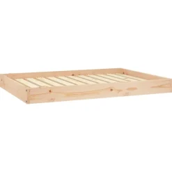 vidaXL hundeseng 101,5x74x9 cm massivt fyrretræ