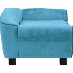 vidaXL hundesofa 72x45x30 cm plys turkis