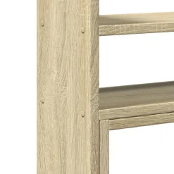 vidaXL hylde til skrivebord 40x17x41 cm konstrueret træ sonoma-eg