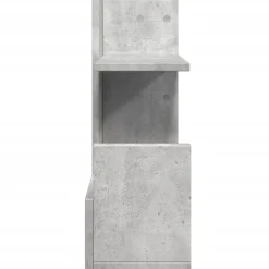 vidaXL hylde til skrivebord 49x20x52,5 cm konstrueret træ betongrå