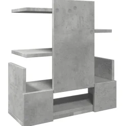 vidaXL hylde til skrivebord 49x20x52,5 cm konstrueret træ betongrå