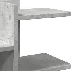 vidaXL hylde til skrivebord 49x20x52,5 cm konstrueret træ betongrå