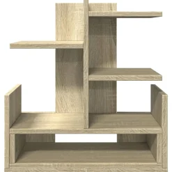 vidaXL hylde til skrivebord 49x20x52,5 cm konstrueret træ sonoma-eg