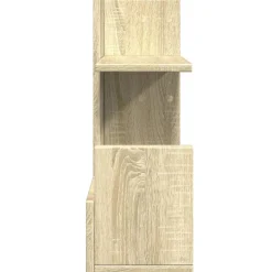 vidaXL hylde til skrivebord 49x20x52,5 cm konstrueret træ sonoma-eg