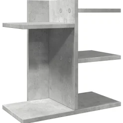 vidaXL hylde til skrivebord 42x21,5x42 cm konstrueret træ betongrå