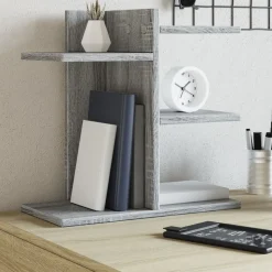 vidaXL hylde 42x21,5x42 cm konstrueret træ grå sonoma-eg