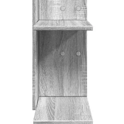 vidaXL hylde 42x21,5x42 cm konstrueret træ grå sonoma-eg